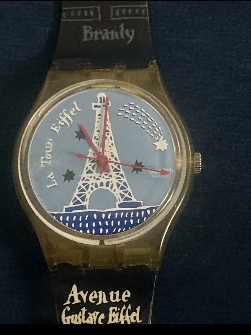 Swatch GK276 Titi Parisien Paris Eiffel Tower Watch 1998 Jacques Benoit Design O